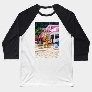 Cane Garden Beach, Tortola Baseball T-Shirt